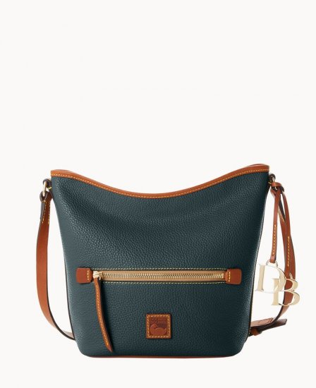 Dooney Pebble Grain Zip Sac Forest ID-LrqPkaUL - Click Image to Close