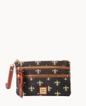 Dooney NFL Saints Triple Zip Wristlet SAINTS ID-kSnGHZQH