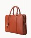 Dooney Alto Bradley Briefcase Saddle ID-897EuCn6