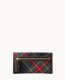 Dooney Tartan Continental Clutch Black ID-UUvWsgWs