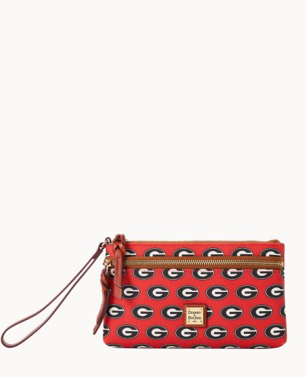 Dooney Collegiate University of Georgia Double Zip Wristlet University of Georgia ID-aDy8u3OI - Click Image to Close