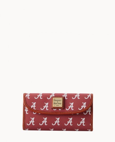 Dooney Collegiate Alabama Continental Clutch Alabama ID-MpODMxSf - Click Image to Close