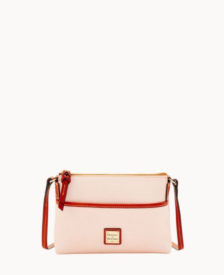 Dooney Pebble Grain Ginger Crossbody Blush ID-nxHBCD2m - Click Image to Close