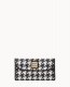 Dooney Houndstooth Continental Clutch Black ID-cUvEQ8X8