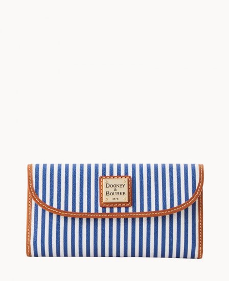 Dooney Seaview Continental Clutch Navy ID-TomQtBPX - Click Image to Close