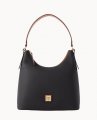 Dooney Pebble Grain Hobo Black ID-aLyFwyvb