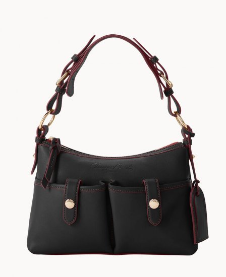 Dooney Florentine Small Shoulder Bag Black ID-cMAEgoca - Click Image to Close