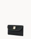 Dooney Pebble Grain Continental Clutch Black Black ID-gqwLI1yU