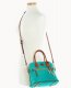 Dooney Pebble Grain Domed Satchel Spearmint ID-QSQsnIvs