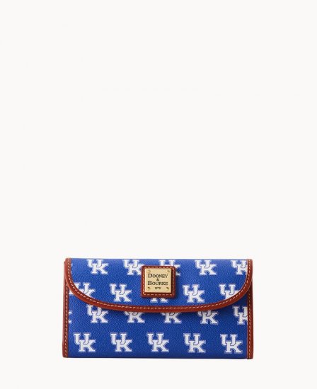 Dooney Collegiate Kentucky Continental Clutch Kentucky ID-HpWXoCJW - Click Image to Close