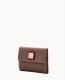 Dooney Pebble Grain Small Flap Credit Card Wallet Elephant ID-dGIfaNJr