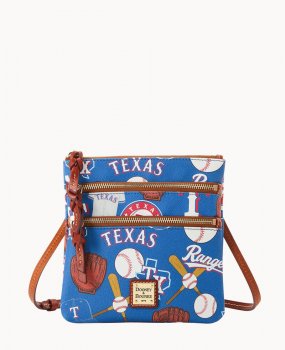 Dooney MLB Rangers N S Triple Zip Crossbody Rangers ID-iy8R755k