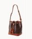 Dooney Ostrich Small Drawstring Brown Tmoro ID-I0JujQzc