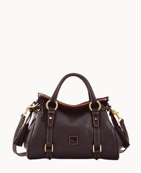 Dooney Florentine Satchel Brown Tmoro ID-opwaAH8X