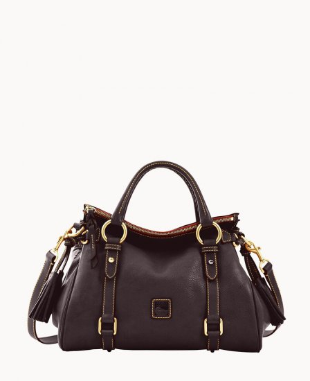 Dooney Florentine Satchel Brown Tmoro ID-opwaAH8X - Click Image to Close