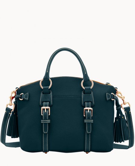 Dooney Pebble Grain Bristol Satchel Black Black ID-4FF1OdnQ - Click Image to Close