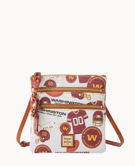 Dooney Washington Football Team Washington N S Triple Zip Crossbody WASHINGTON ID-6qK5xlzb - Click Image to Close