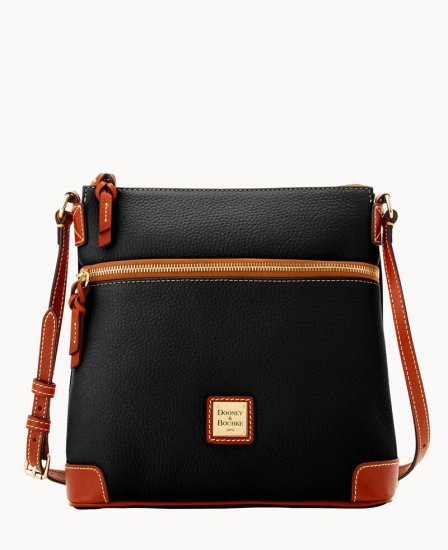 Dooney Pebble Grain Crossbody Black ID-ELXrTagJ - Click Image to Close