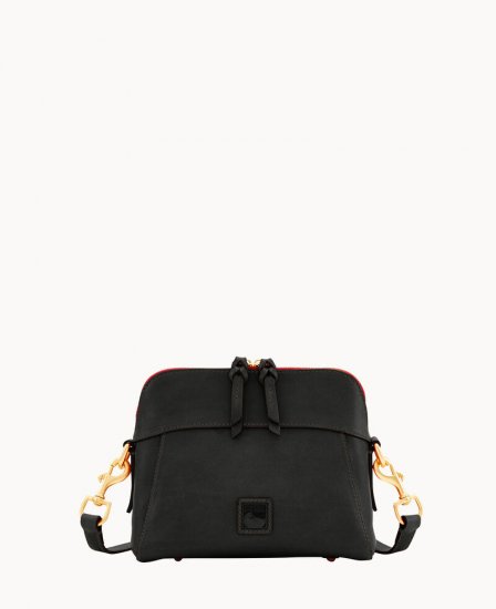 Dooney Florentine Cameron Crossbody Black Black ID-N630gfEt - Click Image to Close