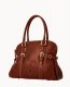 Dooney Florentine Domed Buckle Satchel Chestnut ID-MwZ9XW9D