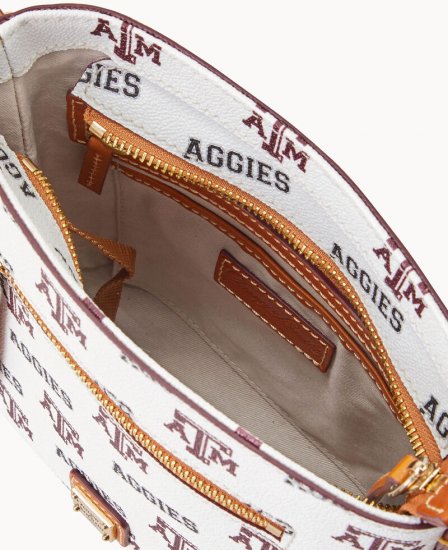 Dooney Collegiate Texas Achr(38)M Small Zip Crossbody TEXAS A&M ID-cBWf0pgX - Click Image to Close