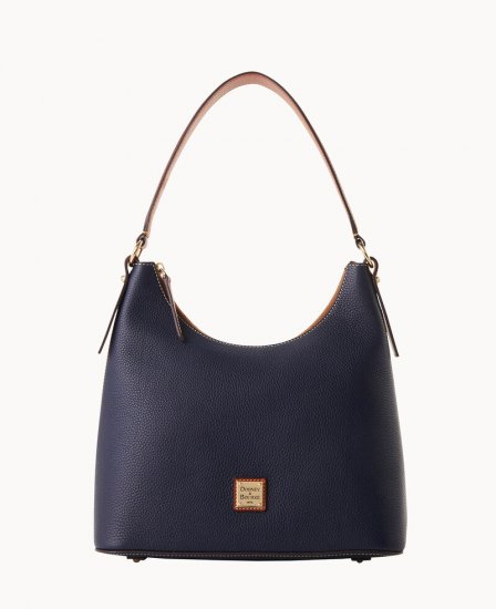 Dooney Pebble Grain Hobo Midnight Blue ID-sUZuuYed - Click Image to Close