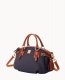 Dooney Pebble Grain Medium Mail Satchel Midnight Blue ID-d6GdxIK5