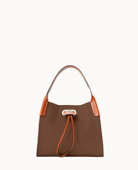 Dooney Oncour Elba Tiny Full Up Cognac ID-dkiarKW0 - Click Image to Close