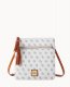 Dooney Gretta Double Zip Tassel Crossbody Bone ID-Kp1tu2li