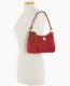 Dooney Pebble Grain Pouchette Red ID-Q2YuAV97