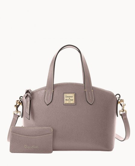 Dooney Saffiano Ruby Bag With Card Case Taupe ID-0C70pc8T - Click Image to Close