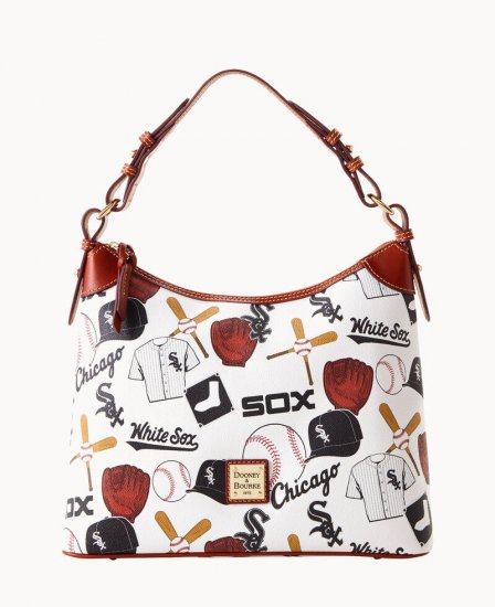 Dooney MLB White Sox Hobo WHITE SOX ID-jexb6lsE - Click Image to Close