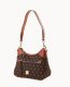 Dooney Gretta Small Hobo Brown Tmoro ID-SV6oWCWz