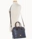 Dooney Denison Satchel Steel Blue ID-YG9WwAdc