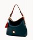 Dooney Pebble Grain Twist Strap Hobo Black ID-Layzpssy