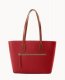 Dooney Pebble Grain Tote With Medium Wristlet Red ID-elNgh5El