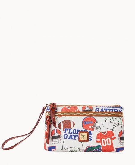 Dooney Collegiate University of Florida Double Zip Wristlet University of Florida ID-q4o6pHaN - Click Image to Close