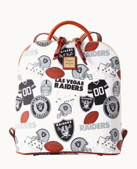 Dooney NFL Raiders Zip Pod Backpack RAIDERS ID-DrRS61jI - Click Image to Close