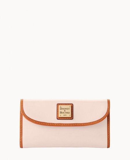 Dooney Wexford Leather Continental Clutch Blush ID-45Yt3DLO - Click Image to Close