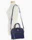 Dooney Saffiano Domed Zip Satchel Marine ID-5oEaojk7