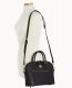 Dooney Saffiano Domed Zip Satchel Black ID-LOfXDkWV