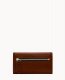 Dooney Florentine Checkbook Organizer Chestnut ID-ZruKWxxT