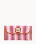 Dooney Seaview Continental Clutch Fuchsia ID-mu9erSrx