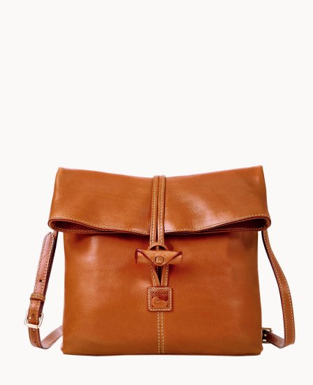 Dooney Florentine Medium Toggle Crossbody Natural ID-YQbTdCVV - Click Image to Close