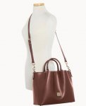 Dooney Saffiano Large Barlow Amber ID-VbbSFHDV