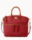 Dooney Dillen Double Pocket Satchel Red ID-kMTCXwsk