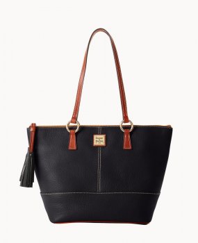 Dooney Pebble Grain Small Tobi Tote Black ID-bUJkE4rO