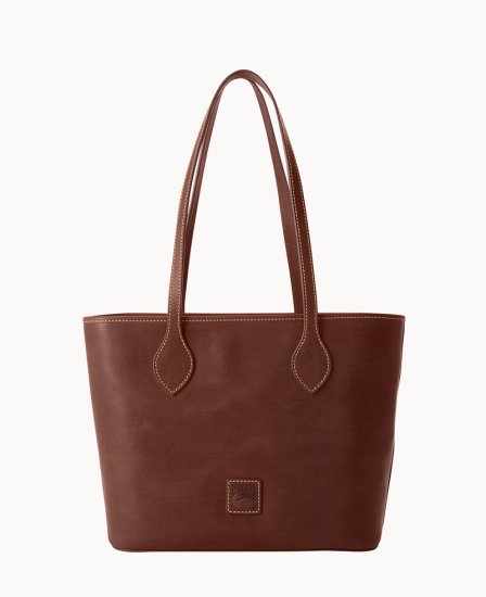 Dooney Florentine Tote Chestnut ID-4wg97oTE - Click Image to Close