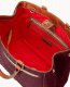 Dooney Ostrich Zip Satchel Burgundy ID-OFZmGGIc