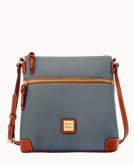 Dooney Pebble Grain Crossbody Slate ID-4QyBBy6I - Click Image to Close